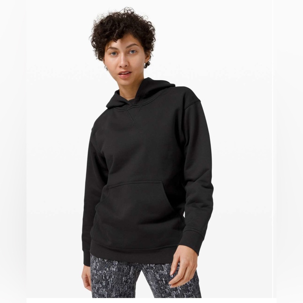Lululemon All Yours Hoodie Terry - Black - Size 2